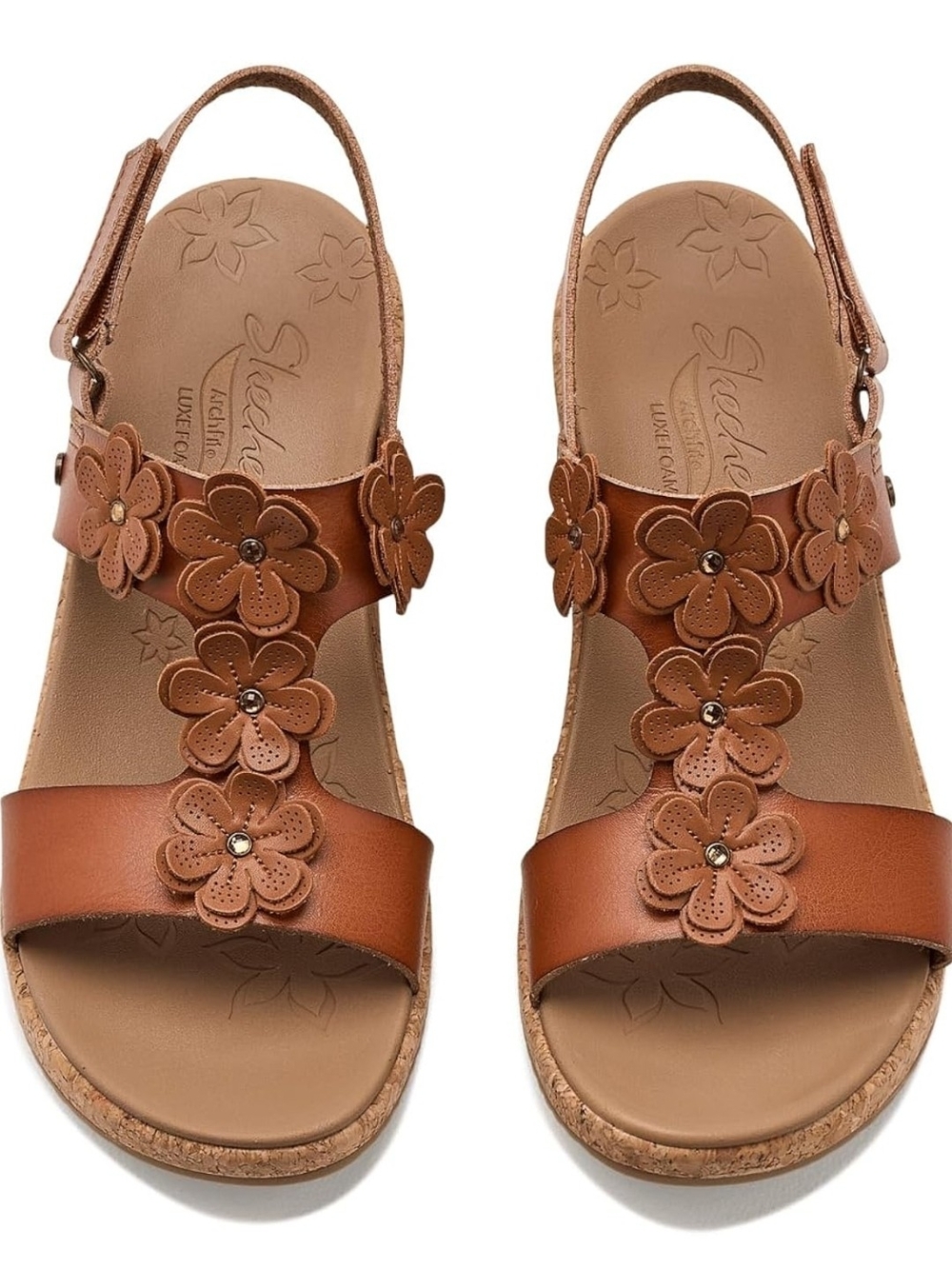 Skechers Women's Beverlee 2.0 Archfit Wedge Sandals